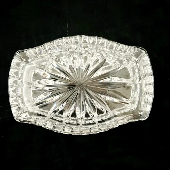 Crystal Trinket Box~With Lid / Vintage - Picture 7 of 9